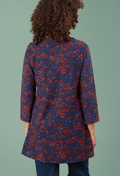Tile Pattern Tunic Dec Floral Multi