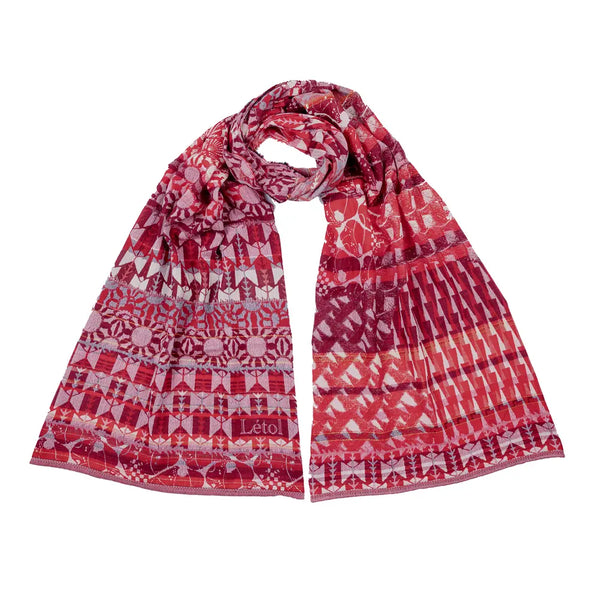 Létol Cotton Jacquard Scarf Come Gala