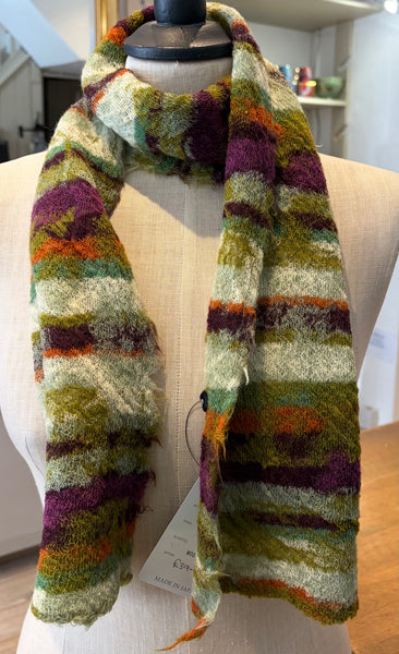 Japanese Pure Merino Wool Scarf Green