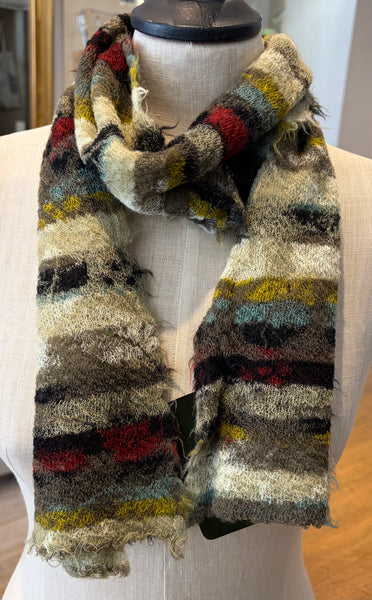 Japanese Pure Merino Wool Scarf Grey