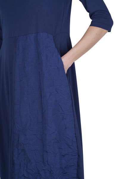 Denso Dress in Blue Check