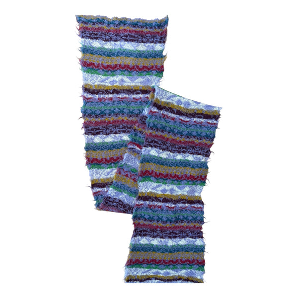 Japanese Pure Merino Wool Scarf Purple