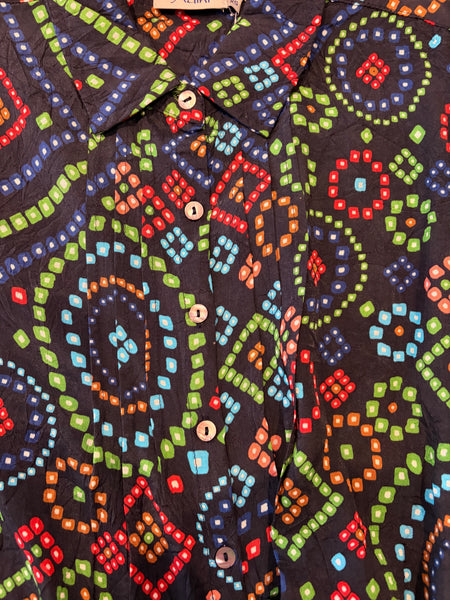 Kiri Shirt Jewel Geo Multi