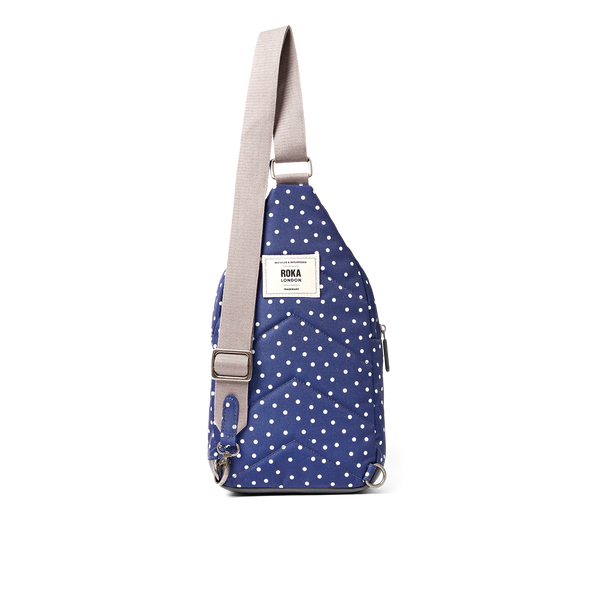 Willesden Sling Bag Navy Polka Dot
