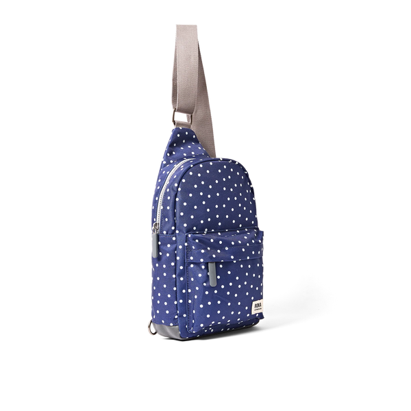 Willesden Sling Bag Navy Polka Dot
