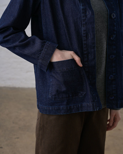 Marcia Relaxed Jacket in Denim