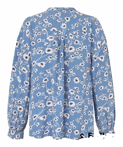 MaDalira Shirt in Quiet Harbour