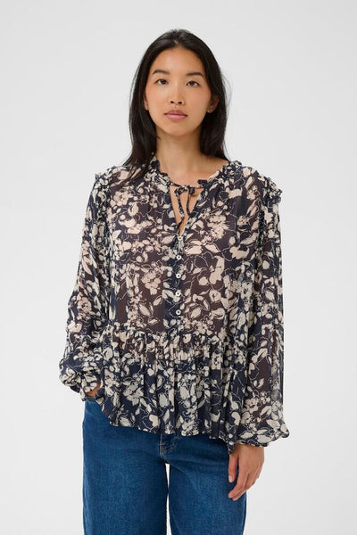 Alfrida Blouse After Midnight Art