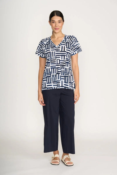 Broad Horizons Trousers in Dune & True Navy