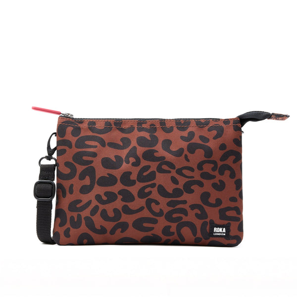 Carnaby Canvas XL Crossbody in Scarlet Leopard, Champagne, Crisp Blue, Black and Coconut